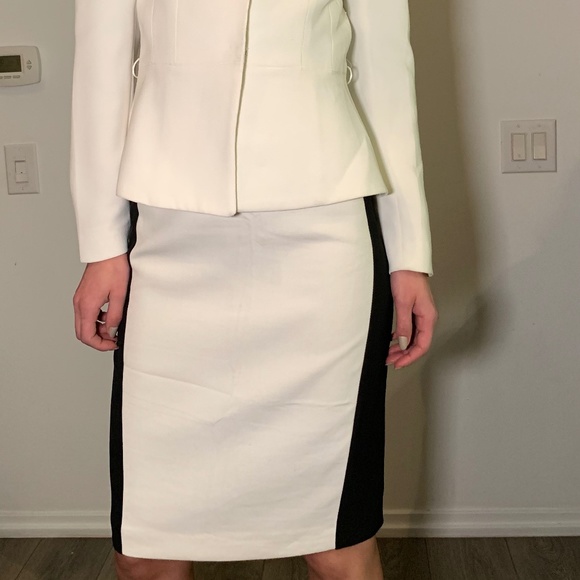 Elegant ZARA Black and White Skirt, Perfect for elegant evenings, office outfit - Picture 5 of 15